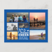 クリスマス応援ブルーホリデーフォトポストカード シーズンポストカード (正面)