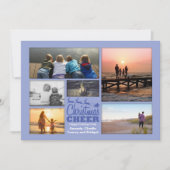 クリスマス応援ペリウィンクルホリデーフォトカード シーズンカード (正面)