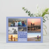 クリスマス応援ペリウィンクルホリデーフォトカード シーズンカード (スタンド正面)