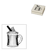 クリスマス応援ホリデーエッグノグエッグノンドリンク ラバースタンプ (押印)