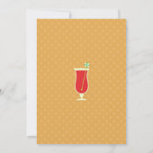 クリスマス応援ホリデーカクテルパーティの招待状 招待状 (裏面)