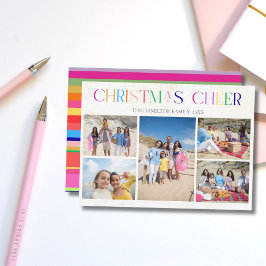 クリスマス応援ホリデーカード5枚の写真 ノートカード