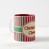 クリスマス応援ホリデーコーヒーマグギフト ツートーンマグカップ (正面左)