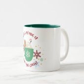 クリスマス応援マグカップとジンジャーブレッドマン ツートーンマグカップ (正面右)