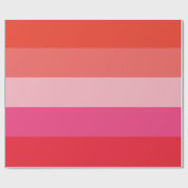 クリスマス応援レッドストライプ紙ホリデーラッピング ラッピングペーパー (フラット)