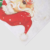 クリスマス応援ヴィンテージサンタクロース顔 薄葉紙 (詳細)