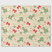 クリスマス応援包装紙 ラッピングペーパー (フラット)