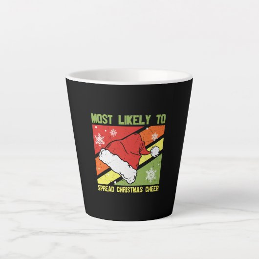 クリスマス応援 カフェラテマグ (正面)