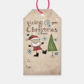 クリスマス応援 ギフトタグ (正面)