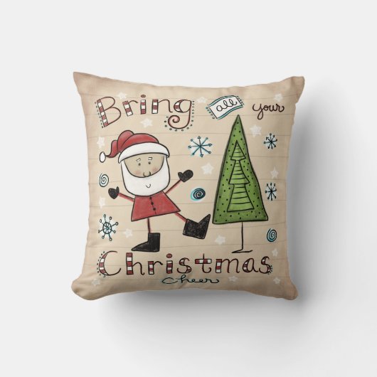クリスマス応援 クッション (正面)
