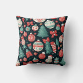 クリスマス応援、クリスマスの休日、クリスマスギフト クッション (裏面)