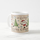 クリスマス応援 コーヒーマグカップ (正面左)
