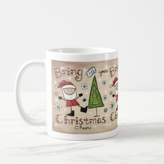 クリスマス応援 コーヒーマグカップ (左)