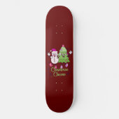 クリスマス応援 スケートボード (正面)