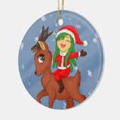 クリスマス応援 セラミックオーナメント (左)