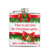クリスマス応援 フラスク (正面)