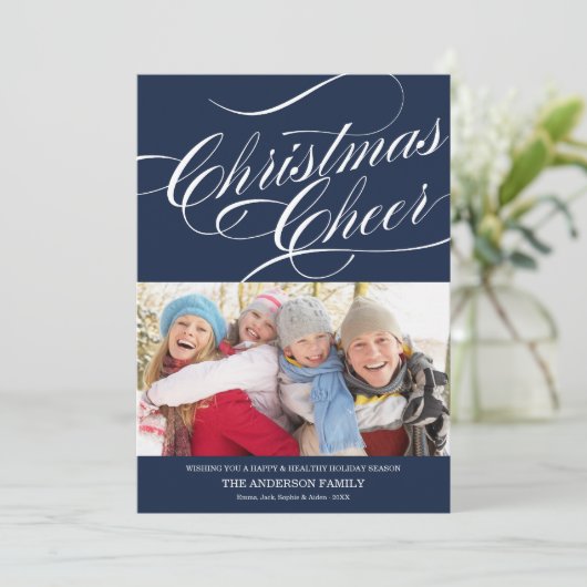 クリスマス応援 |ホリデーカード シーズンカード (スタンド正面)