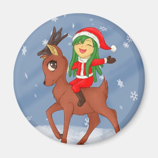 クリスマス応援 マグネット (正面)