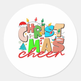 クリスマス応援 ラウンドシール