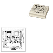 クリスマス応援 ラバースタンプ (押印)