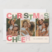 クリスマス応援 |写真クリスマス シーズンカード (正面)