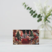 クリスマス応援 名刺 (スタンド正面)