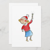 クリスマス応援 招待状 (正面/裏面)