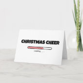 クリスマス応援 – 進捗状況バー – 読み込み シーズンカード (正面)