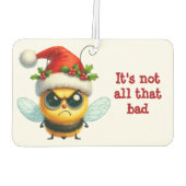 クリスマス怒ミツバチ カーエアーフレッシュナー (裏面)