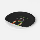 クリスマス性別リビール紙プレート-小妖精や小人 ペーパープレート (アングル)