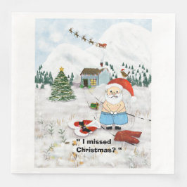 「クリスマス恋しく思か？」 ナプキン