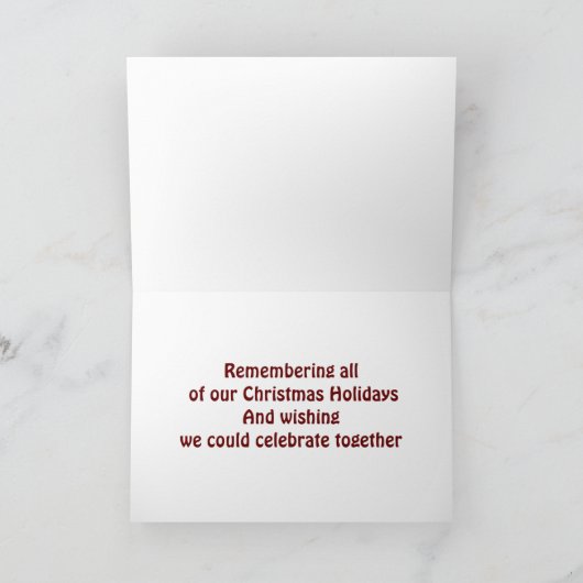 クリスマス恋しく思と毎日で「双子」 シーズンカード (内部)