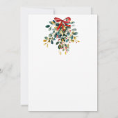 クリスマス恋しく思のブライダルシャワーに対する機微 招待状 (裏面)