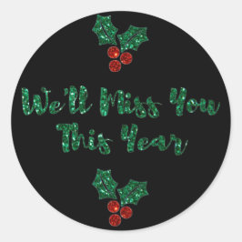 クリスマス恋しく思を楽しみたい ラウンドシール