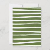 クリスマス恐竜の誕生日パーティーの招待状 招待状 (裏面)