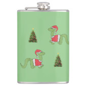 クリスマス恐竜クリスマスツリー フラスク (正面)