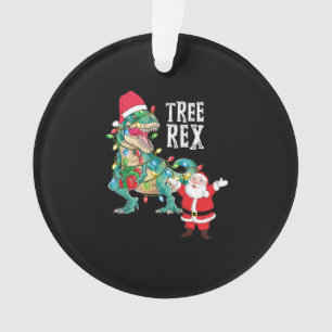クリスマス恐竜ツリーレックスサンタメンボーイズクリスマスリー オーナメント