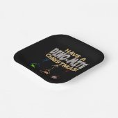 クリスマス恐竜ディノプン ペーパープレート (傾斜あり)