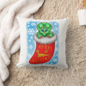 クリスマス恐竜 クッション (ブランケット)