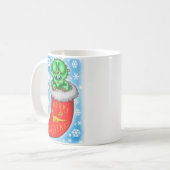 クリスマス恐竜 コーヒーマグカップ (正面左)