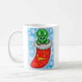 クリスマス恐竜 コーヒーマグカップ (左)