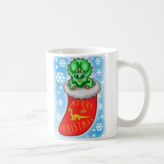 クリスマス恐竜 コーヒーマグカップ (右)