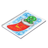 クリスマス恐竜 ノートブック (左側)