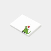 クリスマス恐竜 ポストイット (アングル)