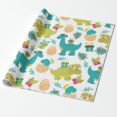 クリスマス恐竜 ラッピングペーパー (アンロールド)