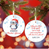 クリスマス恵みかわいいペンギンオーナメント セラミックオーナメント