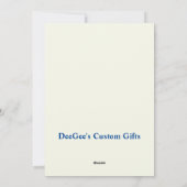 クリスマス恵みかわいい天使 シーズンカード (裏面)