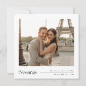 クリスマス恵みの新しいエレガント目的地 シーズンカード (正面)