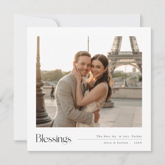 クリスマス恵みの新しいエレガント目的地 シーズンカード (正面)