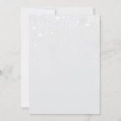 クリスマス恵みエレガントホリデーフォトカード 招待状 (裏面)